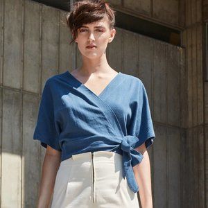 DAGG AND STACEY IKE WRAP TOP